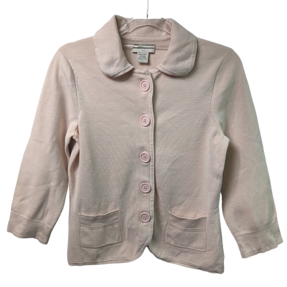 Banana Republic Silk Blend Collard Cardigan Sz S - Picture 1 of 12